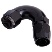 AF554-04BLK - ALLOY 120 DEG HOSE END -4AN