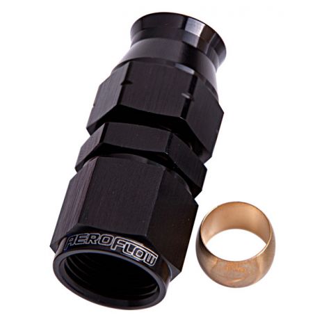 AF109-08BLK  1/2" HARD LINE TO -8AN FEMALE