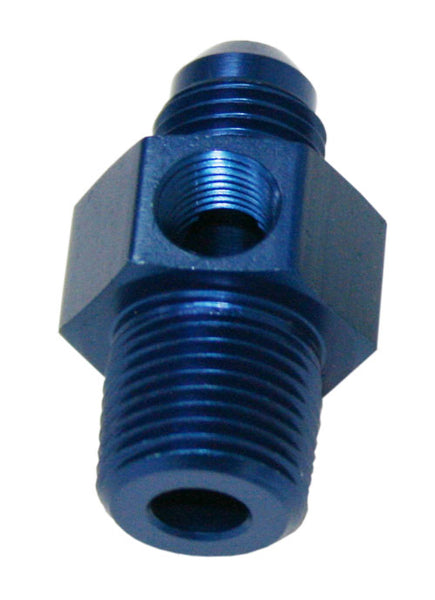AF139-06-04 - Male NPT to Adapter 1/4&quot; to -6AN with 1/8 