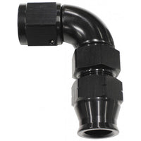 AF139-08BLK - 1/2" TUBE 90 DEG FEMALE -8AN