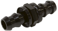 AF410-04BLK - Male to Male Barb Push Lock Adapter -4 