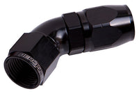 AF552-04BLK - 550 Series Cutter Full Flow Swivel 45&deg; Hose End -4AN 