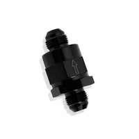 AF612-06BLK - CHECK VALVE INLINE -6AN