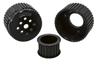 AF64-3000BLK - Gilmer Drive Kit (Belt not included) - Black Finish suit Chev V8 with Short Water Pump 