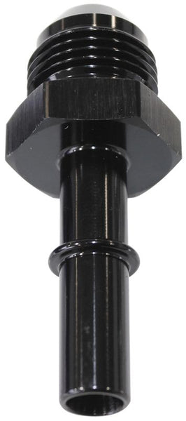 AF817-02BLK - Push-On EFI Fuel Fitting -6AN Push-on to 3/8" Male Hard Tube 