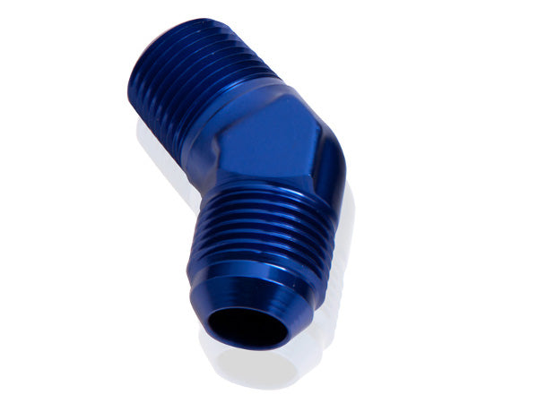AF823-04-04 - 45&deg; NPT to Male Flare Adapter 1/8" to -4AN 