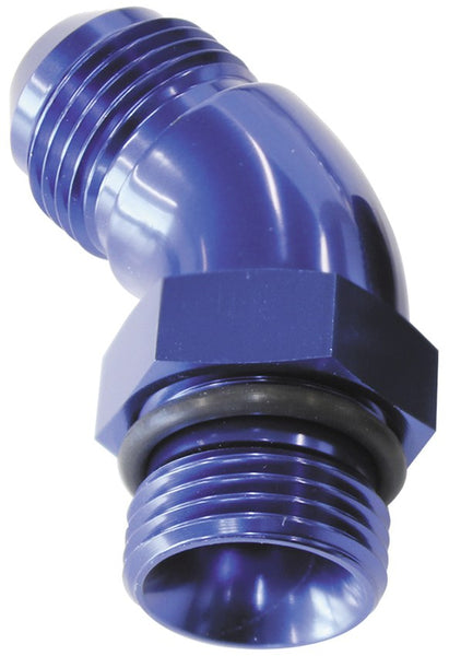 AF902-06-08 - 45&deg; ORB to Male AN Full Flow Adapter -8 ORB to -6AN 