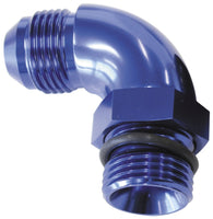 AF903-04-06 - 90&deg; ORB to Male AN Full Flow Adapter -6 ORB to -4AN 