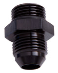 AF920-06-08BLK - Straight AN Male Flare Adapter to ORB -6AN to -8 ORB 