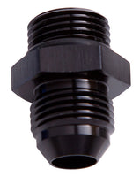 AF920-06-08BLK - Straight AN Male Flare Adapter to ORB -6AN to -8 ORB 