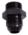AF920-06BLK - Straight AN Male Flare Adapter to ORB -6AN to -6 ORB 