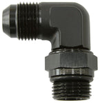 AF949-10-08BLK - 90&deg; ORB Swivel to Male Flare Adapter -8AN to -10AN 